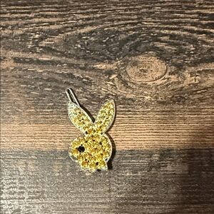 ⭐️5for25⭐️ PLAYBOY Gold Glitter Bunny Hair Clip